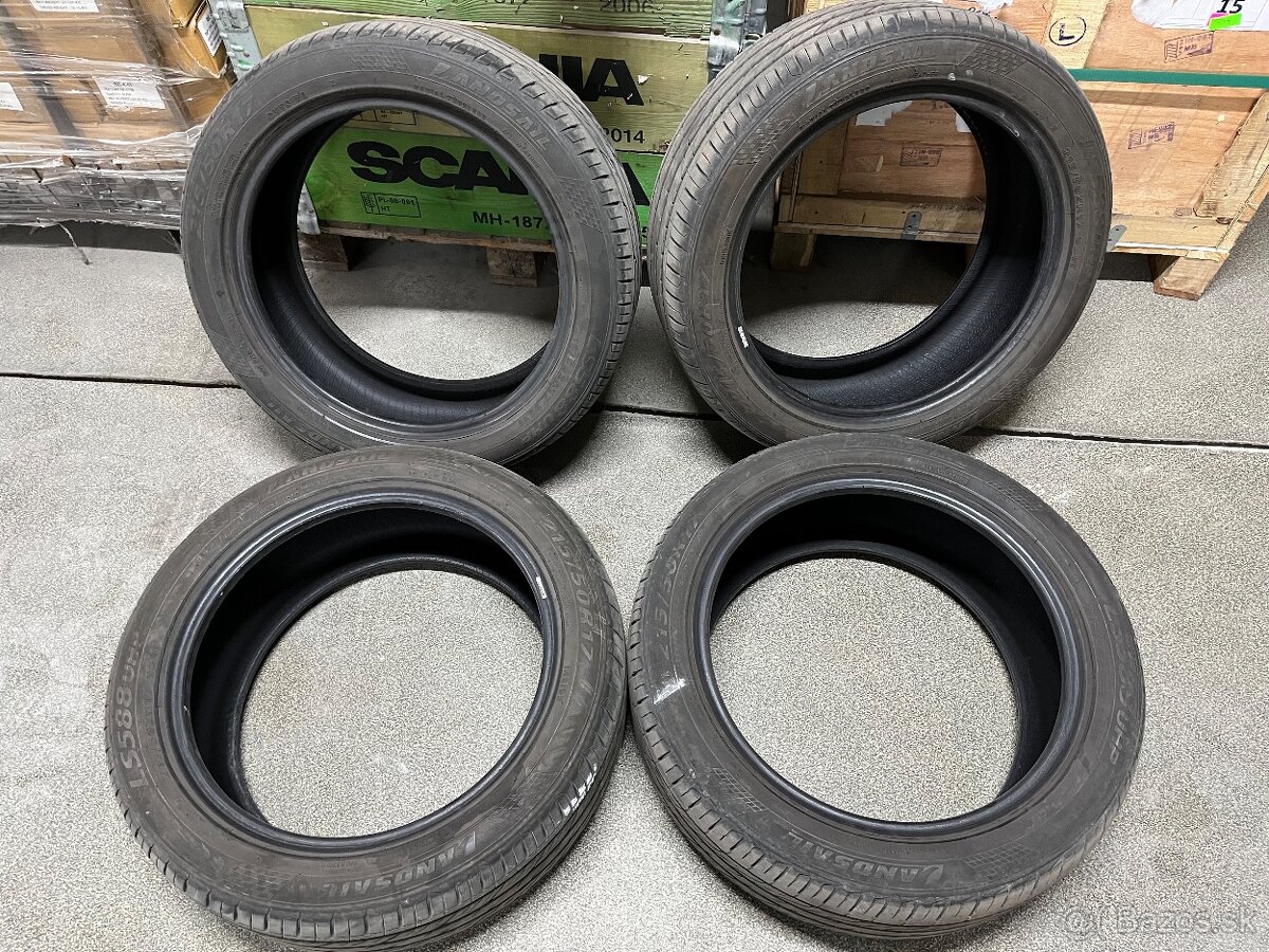 215/50 R17 letné gumy landsail