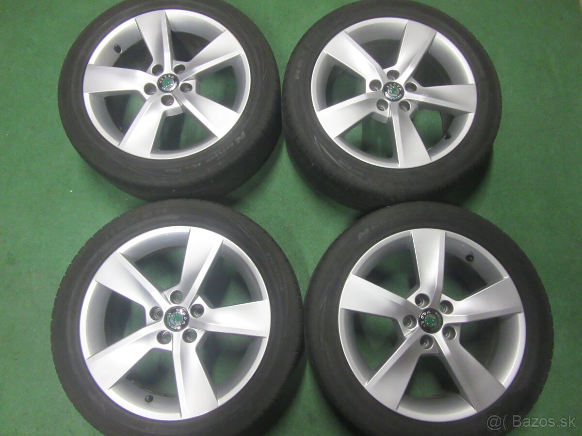 R16 letná sada ŠKODA FABIA rozteč 5x100 215/45r16 NEXEN