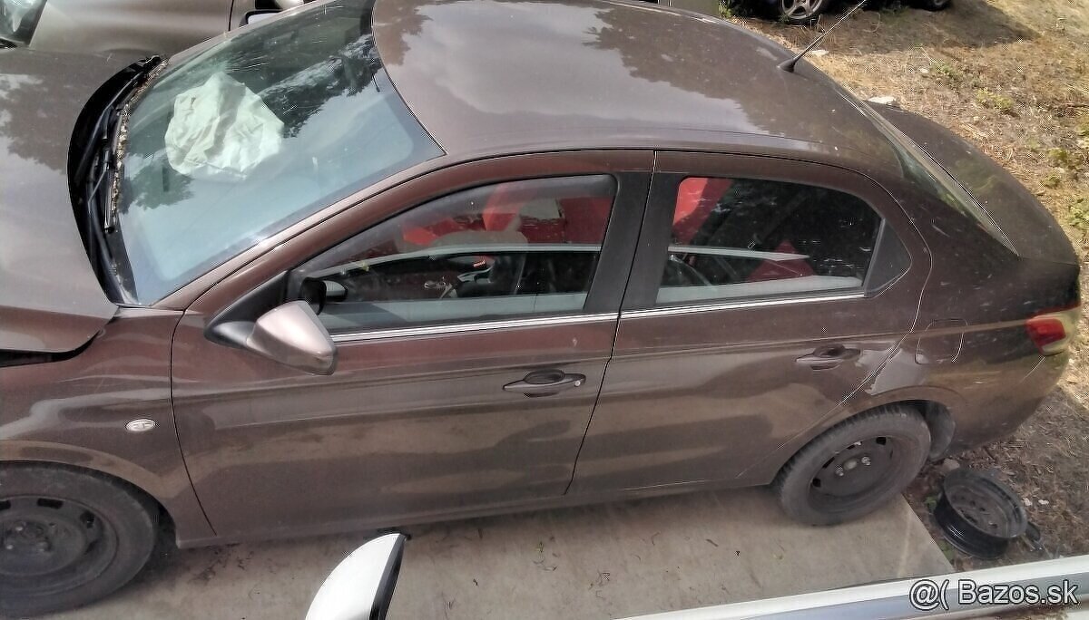 PEUGEOT 301 1.6 HDI 2015 predám MOTOR BH02, DVERE, TRYSKY