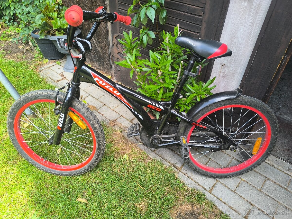 Fuzlu detský bicykel