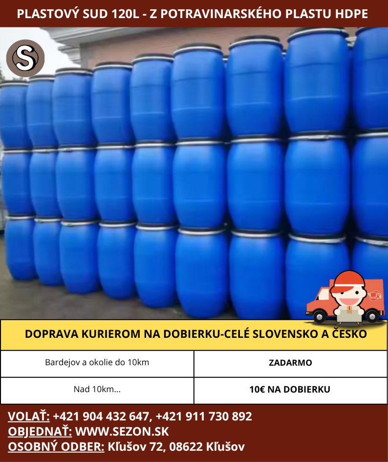 Plastove sudy 30L,60L,120L,220L,plastovy sud na kvas,na vodu