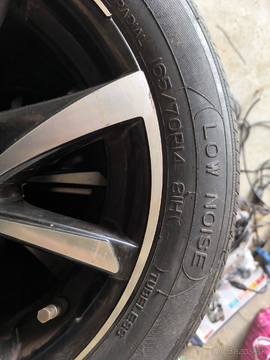 Elektrony, letné  pneumatiky 165/70 R14