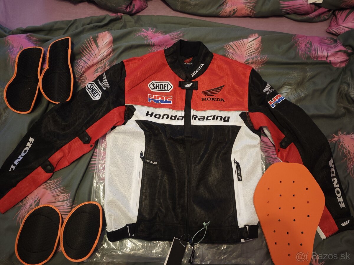 Predám novú motorkársku bundu Honda Racing – letná