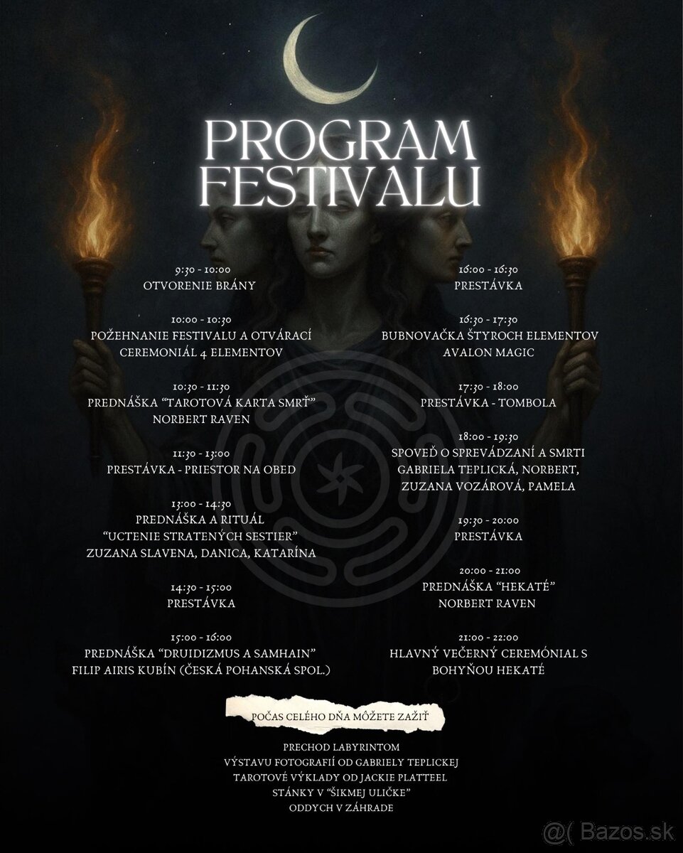 SAMHAIN FESTIVAL CESTA HEKATÉ 1x vstupenka 55€