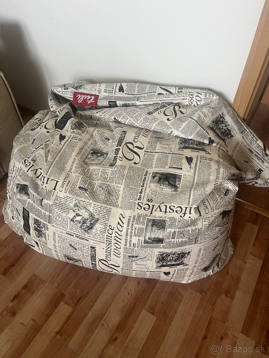 Tulivak s motívom novín