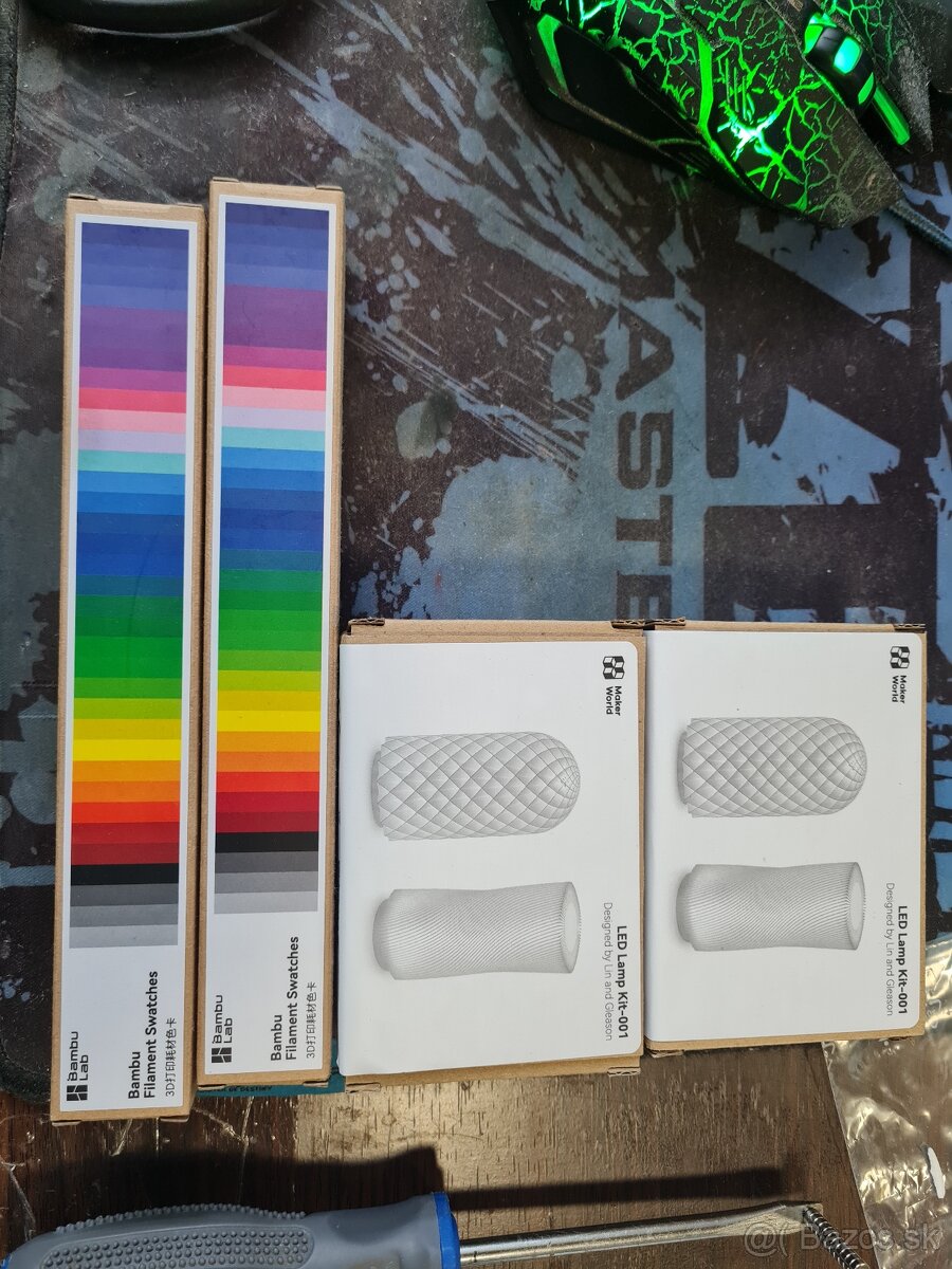 Predám set na vyrobu LED lampy 2ks a vzorkovnik 2ks