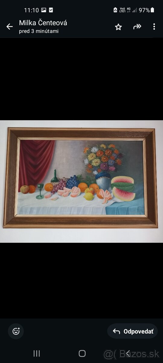 Obraz zátišie s ovocím