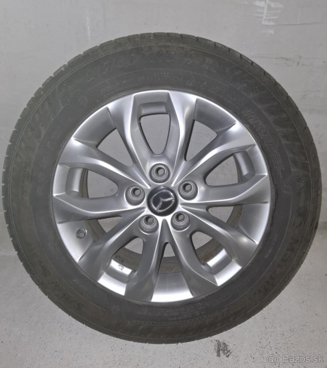 Predam 4 ks alu disky so zimnymi pneumatikami na Mazdu CX3