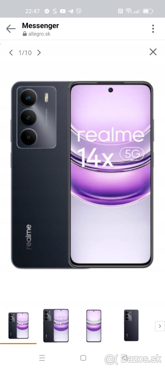 Smartphone realme 14x 6 GB / 128 GB 5G čierny