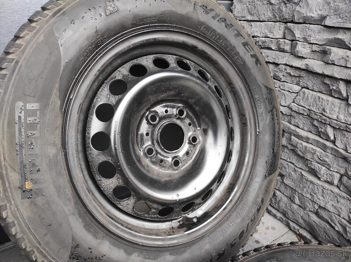 Zimná sada 15" 5x112 195/65 R15 Škoda, VW, Seat, Audi