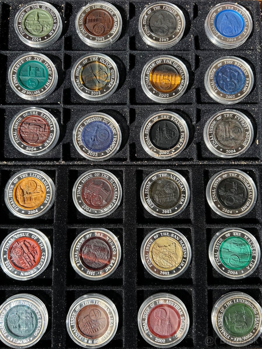 Nádherná sada 1 oz. investičné striebro Ag 999 unca