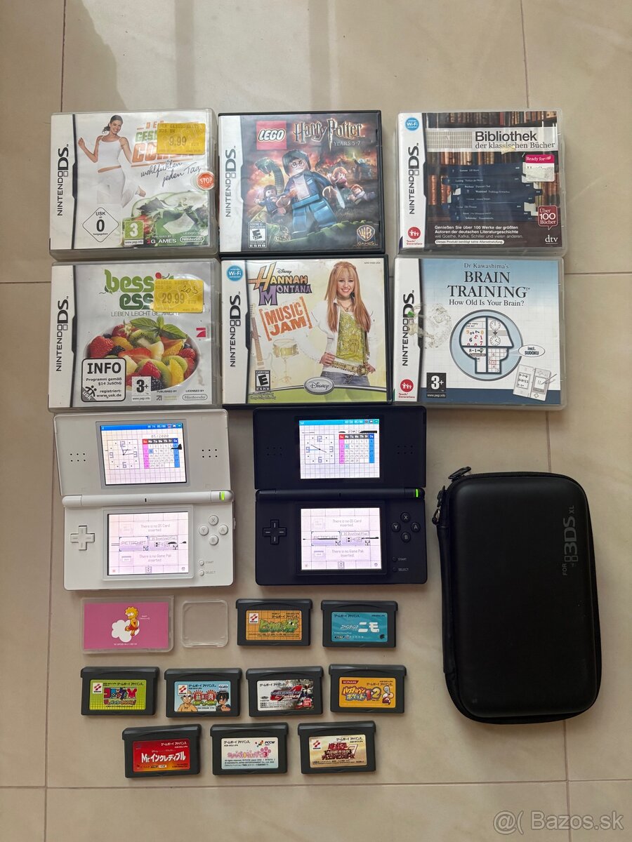 2x Nintendo DS Lite + Hry