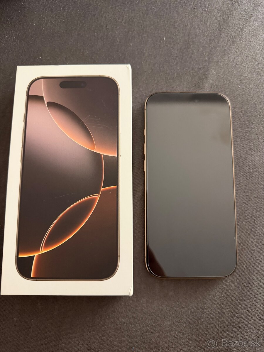 Iphone 16 pro 128GB púštny titán