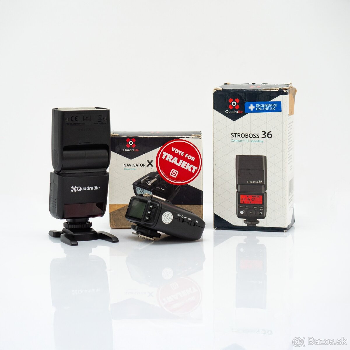 Blesk QuadraliteStroboss 36 + Odpaľovač bleskov