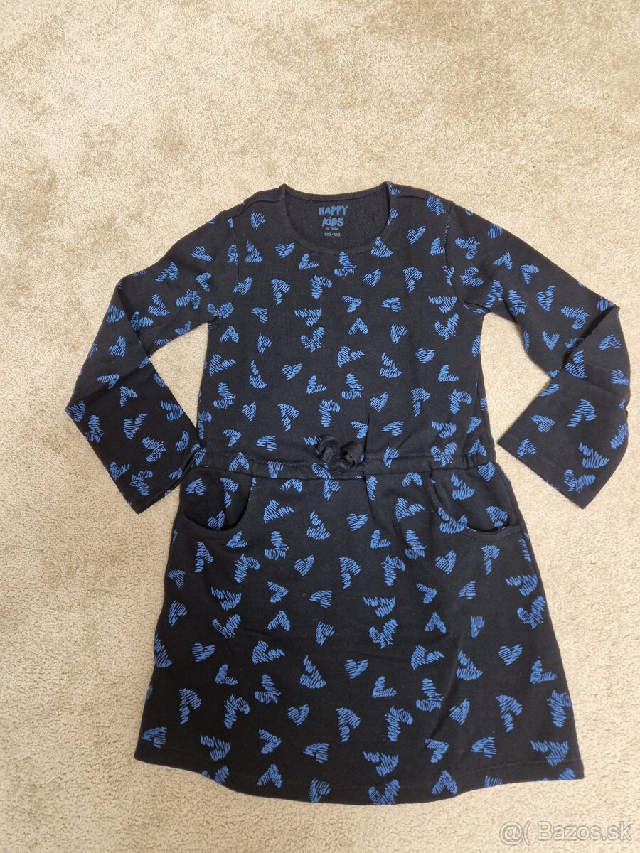 Saty modre s vreckami 122/128 Tchibo