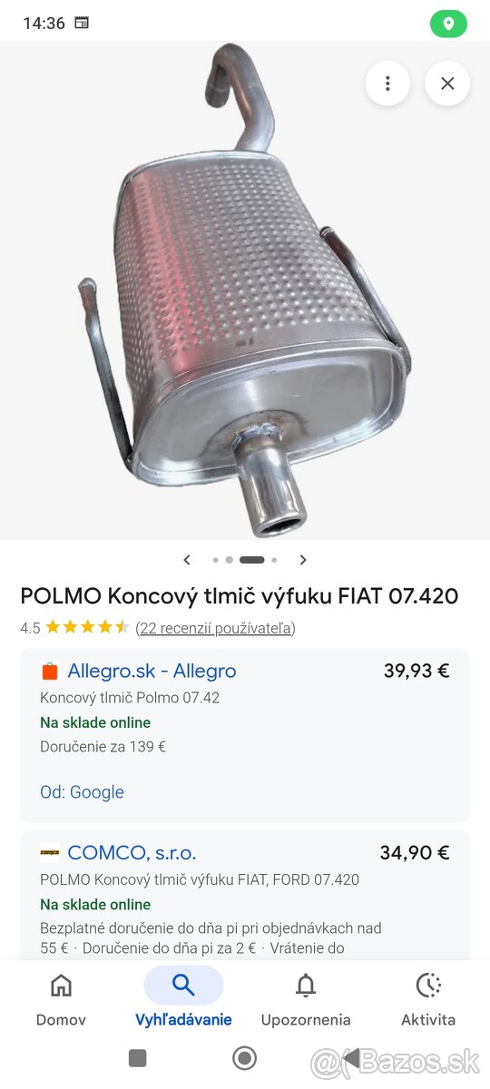 Koncový tlmič výfuku POLMO 07.420