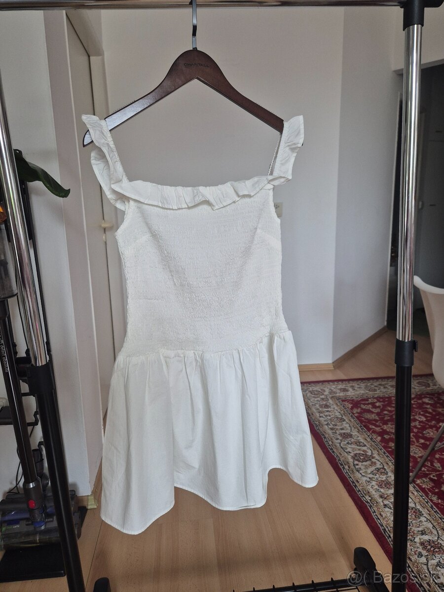 Biele šaty H&M veľkosť S
