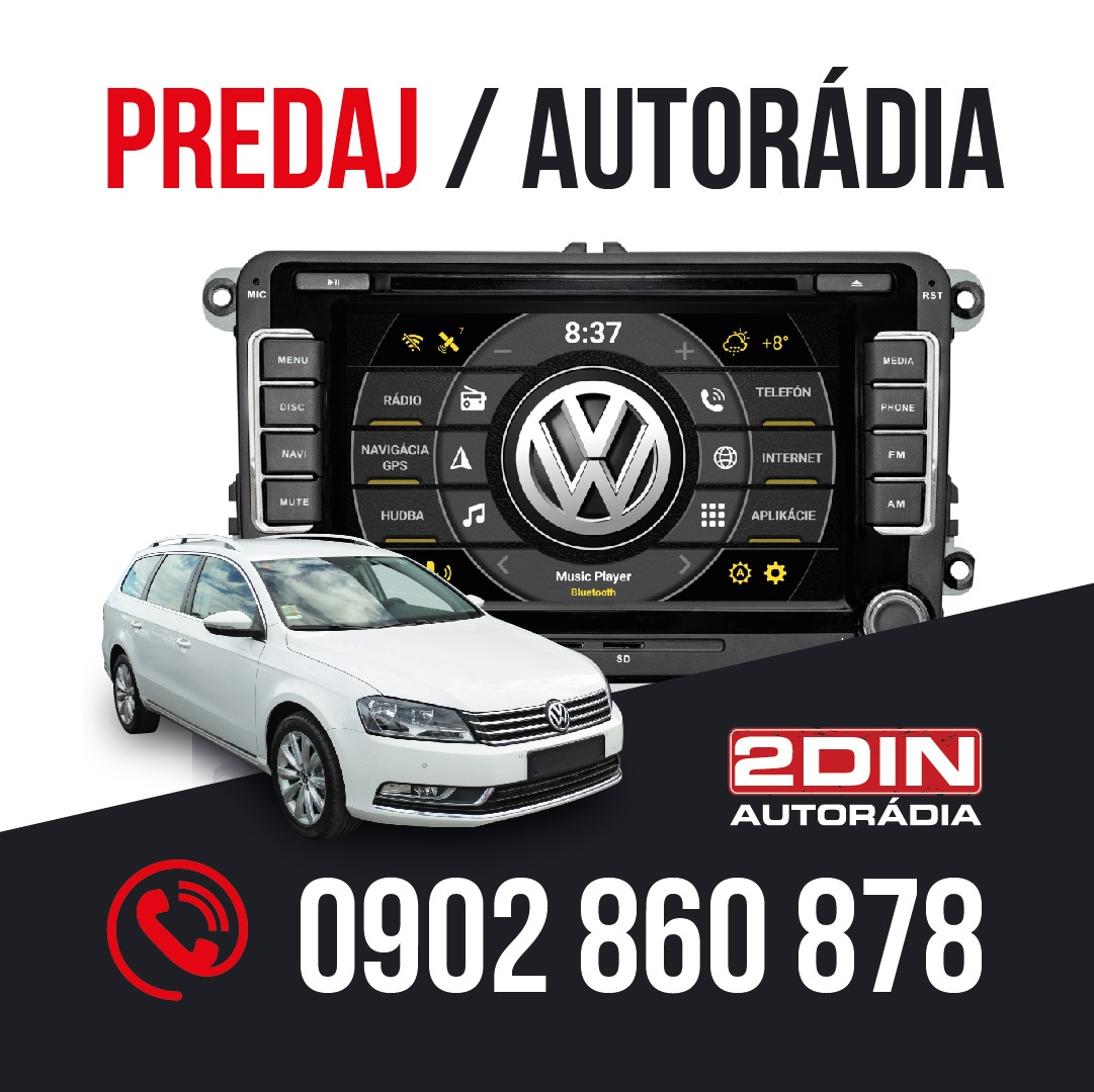 2DIN Autorádia Android Montáž-predaj-servis