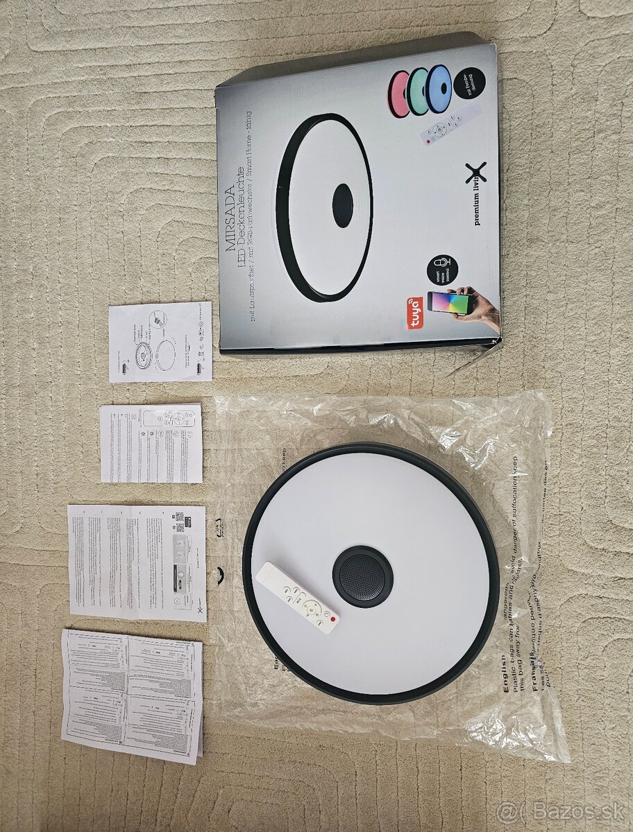 Lampa luster Smart fungcia + zabudovany repoduktor