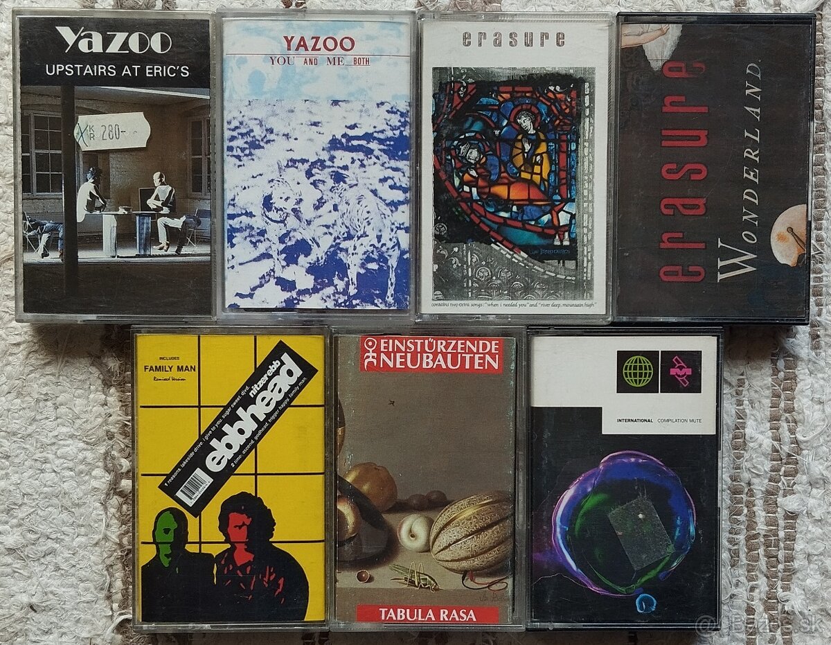 Erasure, Yazoo, Nitzer Ebb, Shalom, Cure, Ohgr, Front 242...