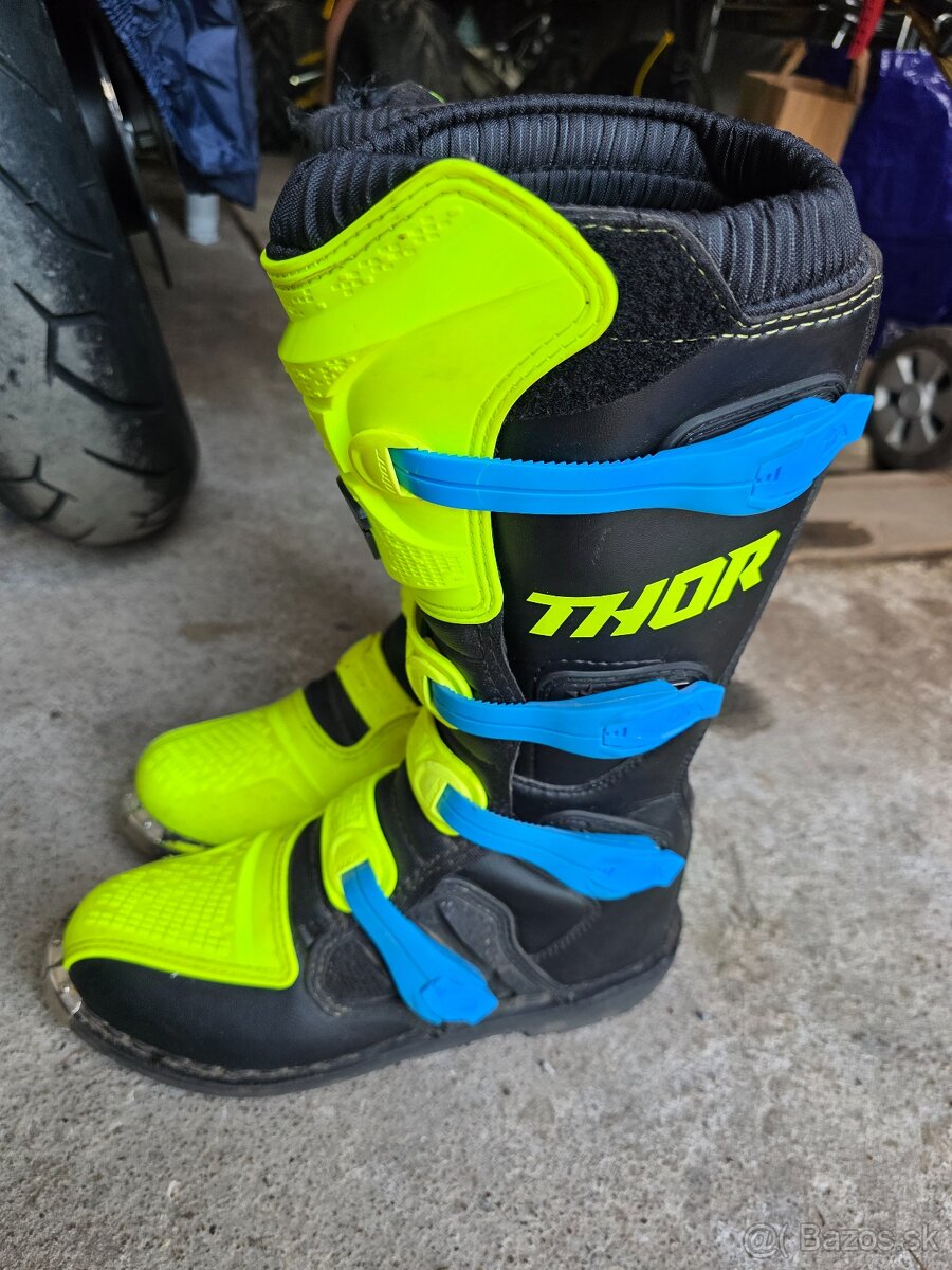 Čižmy Thor blitz green/black