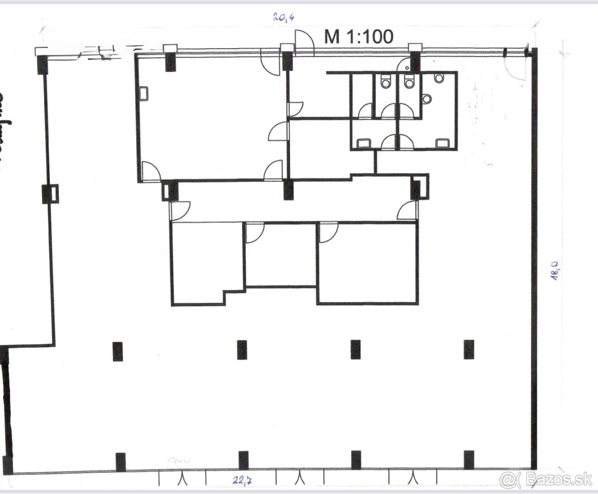 Predaj obchodný priestor 380 m² Tomášikova ul. BA