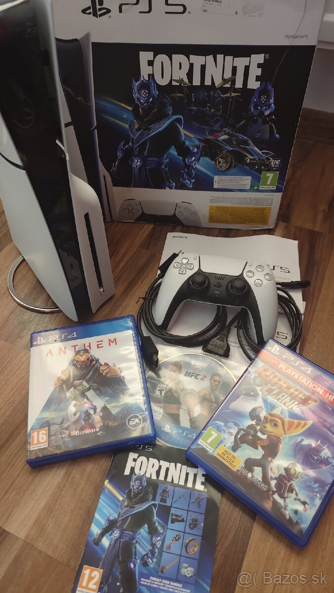 Predám PS5 slim + STOJAN + HRY