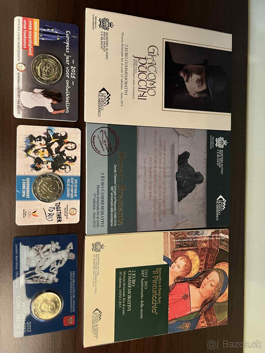 2 Euro San Marino, Vatikan, Finsko 2004, Monako ....