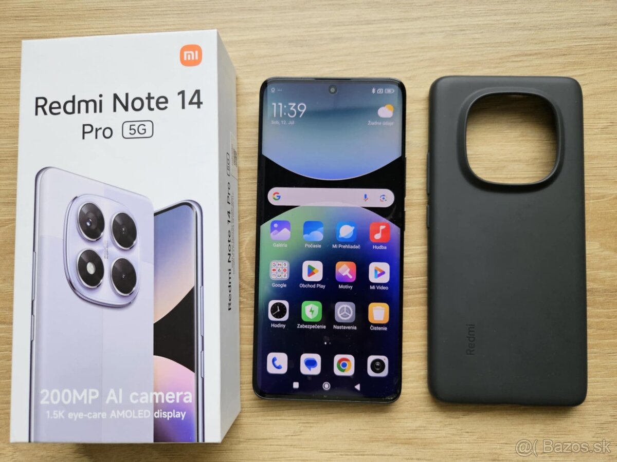 Xiaomi Redmi Note 14 Pro 5G 8GB/256GB,cierny,top stav,zaruka