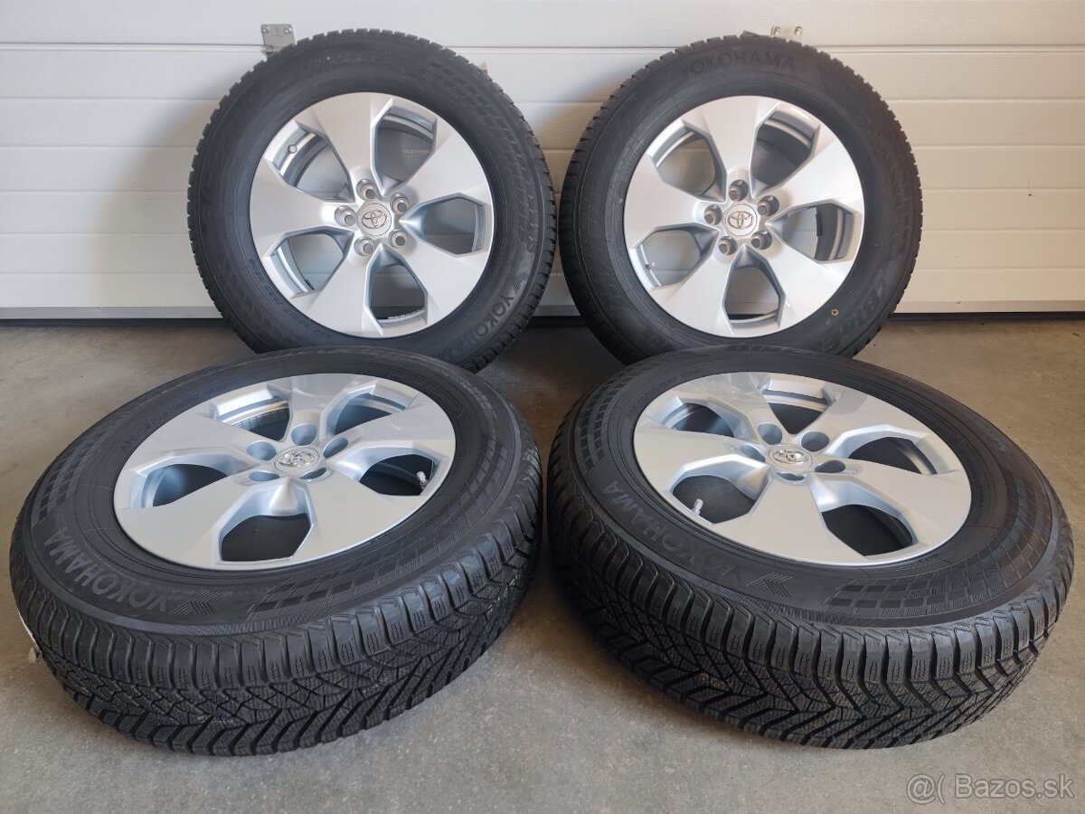 TOYOTA RAV4 zimné alu disky 5x114,3 R17+ 225/65/17 nepou