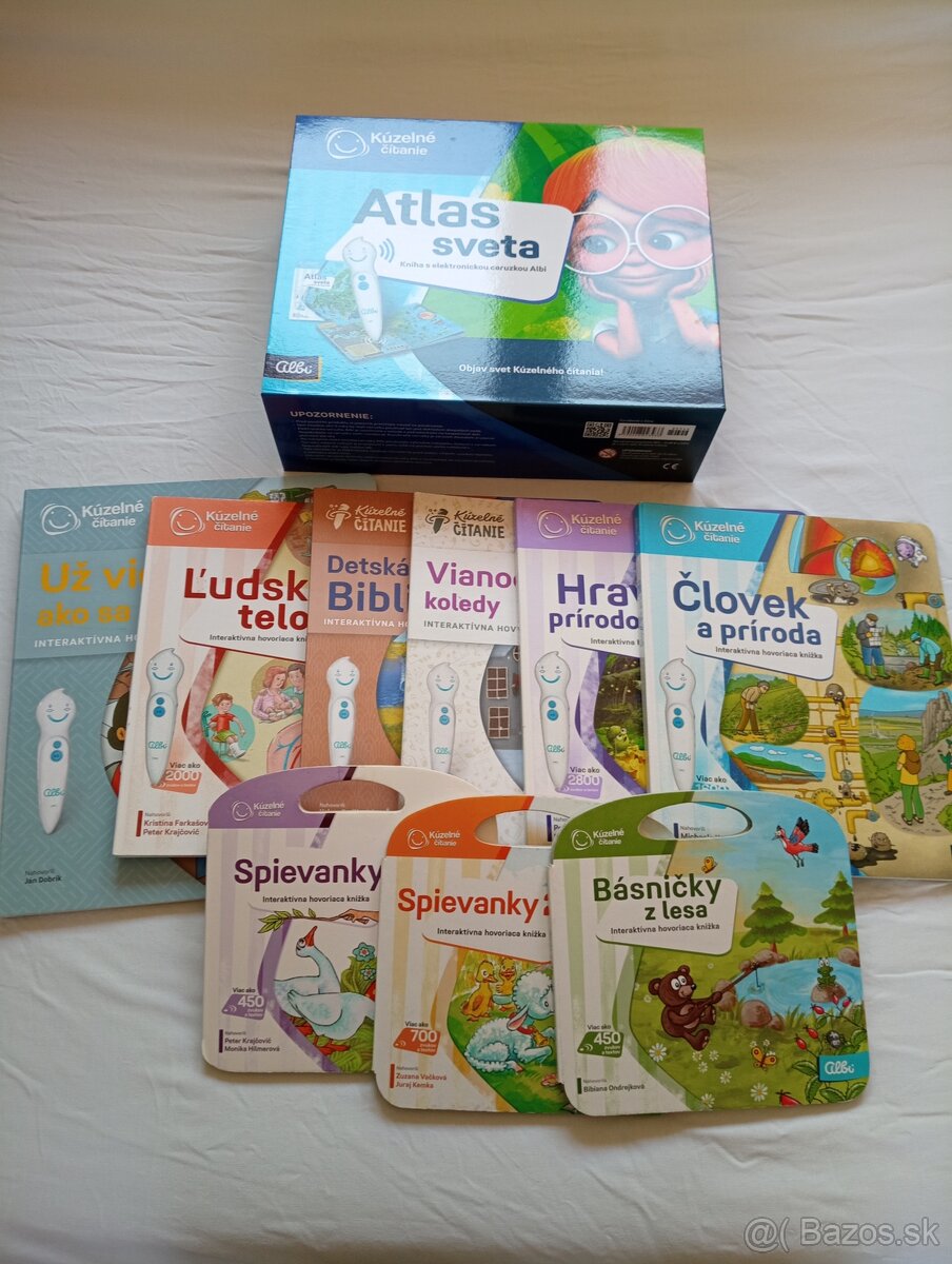 Kúzelné čítanie pero + knihy