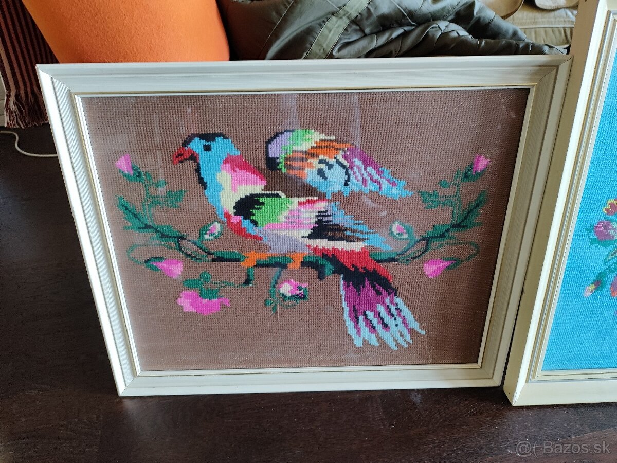 Predám vyšívané obrazy