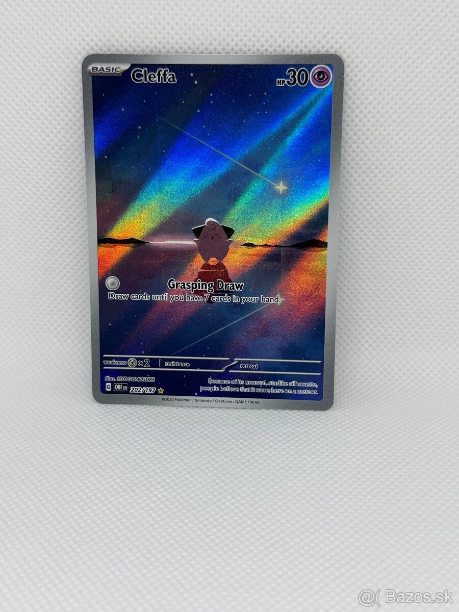 Pokémon karta Cleffa 209/202 – Secret Rare – MP – ORIGINÁL