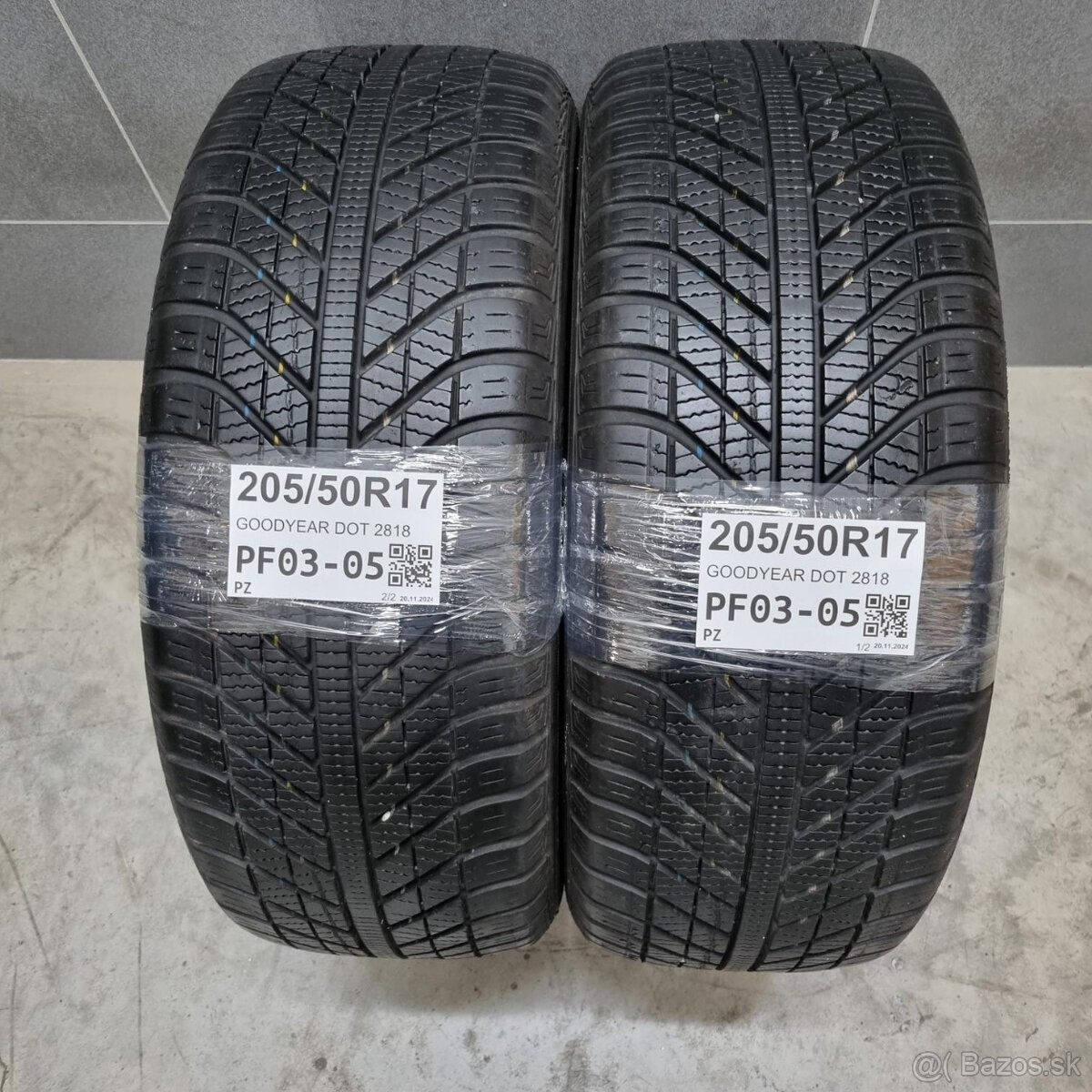 Zimné pneumatiky 205/50 R17 GOODYEAR DOT2818