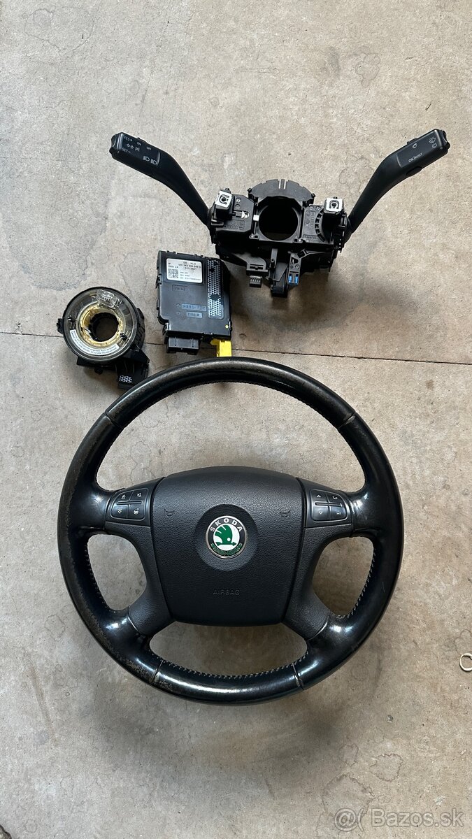 Multifunkčný volant set Octavia 2 predfacelift