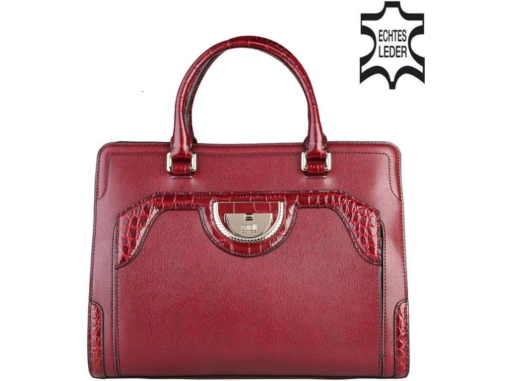 kufríková kabelka bordová cavalli class - nová