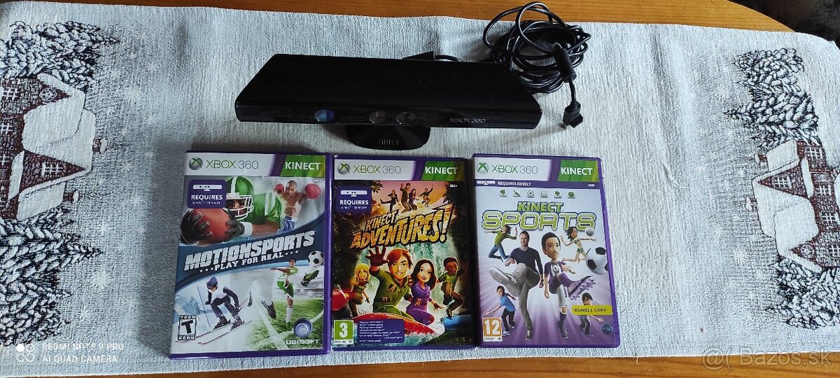 Kinect (xbox360)+3x hra