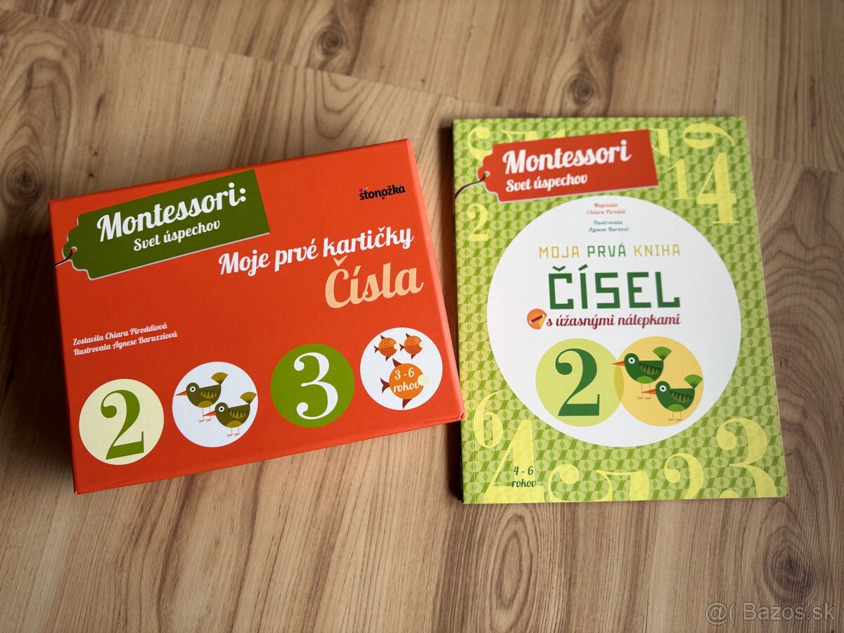 Montessori - Čísla (kartičky a kniha)