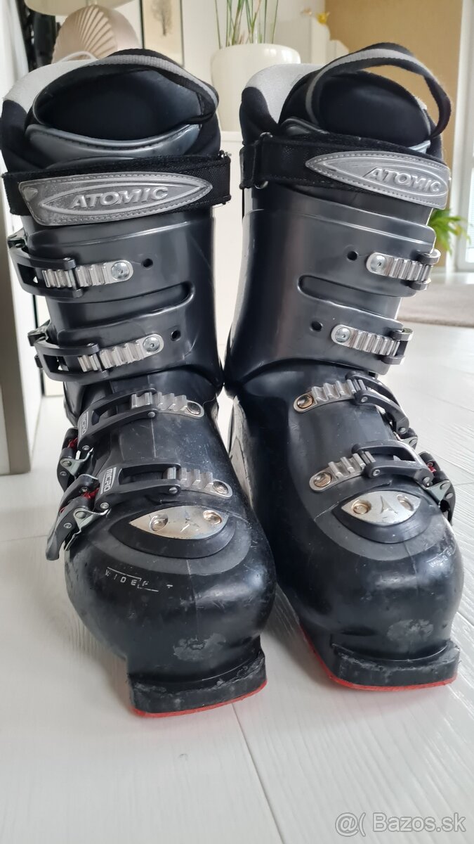 Predám čierne lyžiarky Atomic 27,5-28