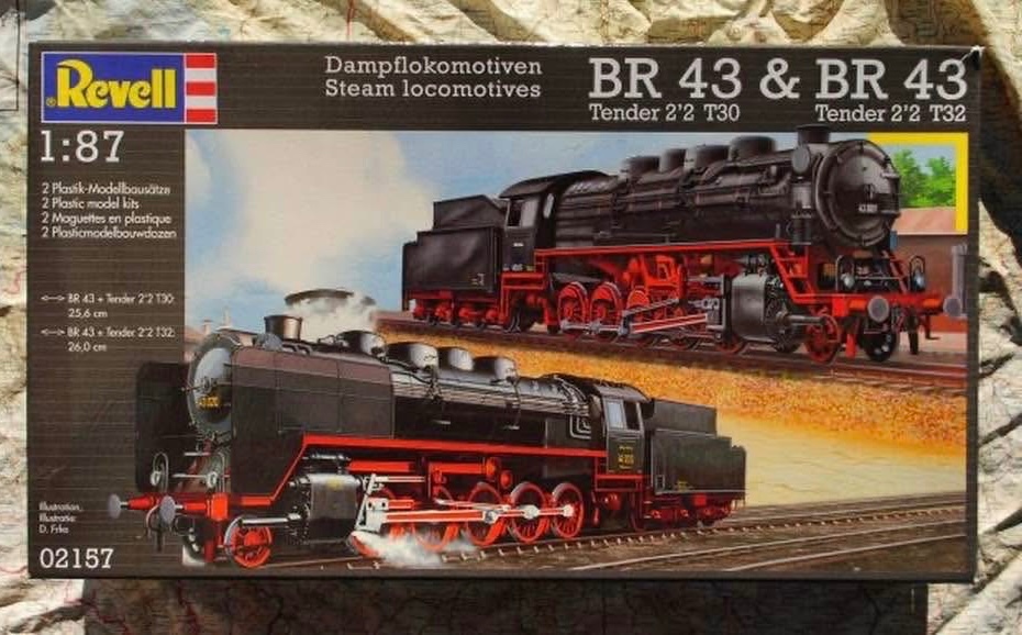 parná lokomotíva BR 43.