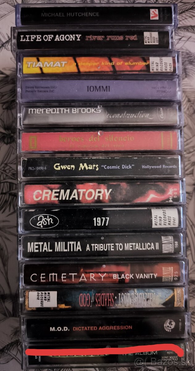 MC kazety originalky metal