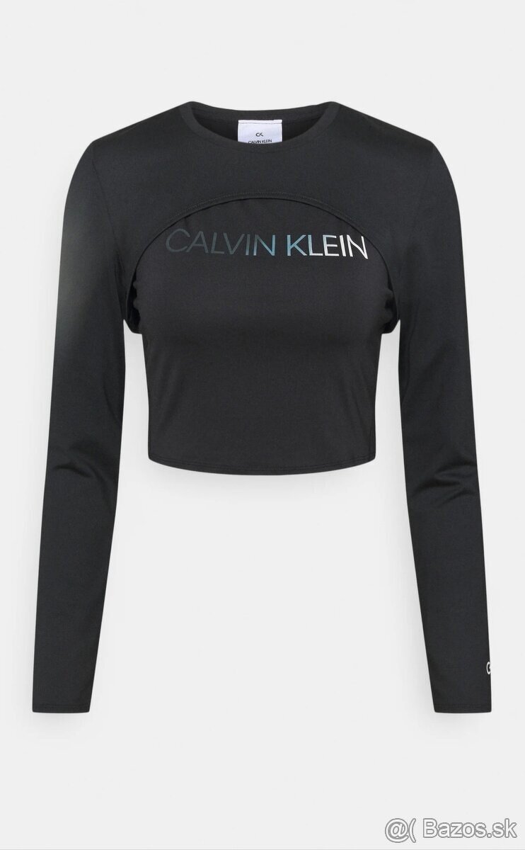 Nový top s crop top mikinou 2v1 Calvin Klein 100% originál