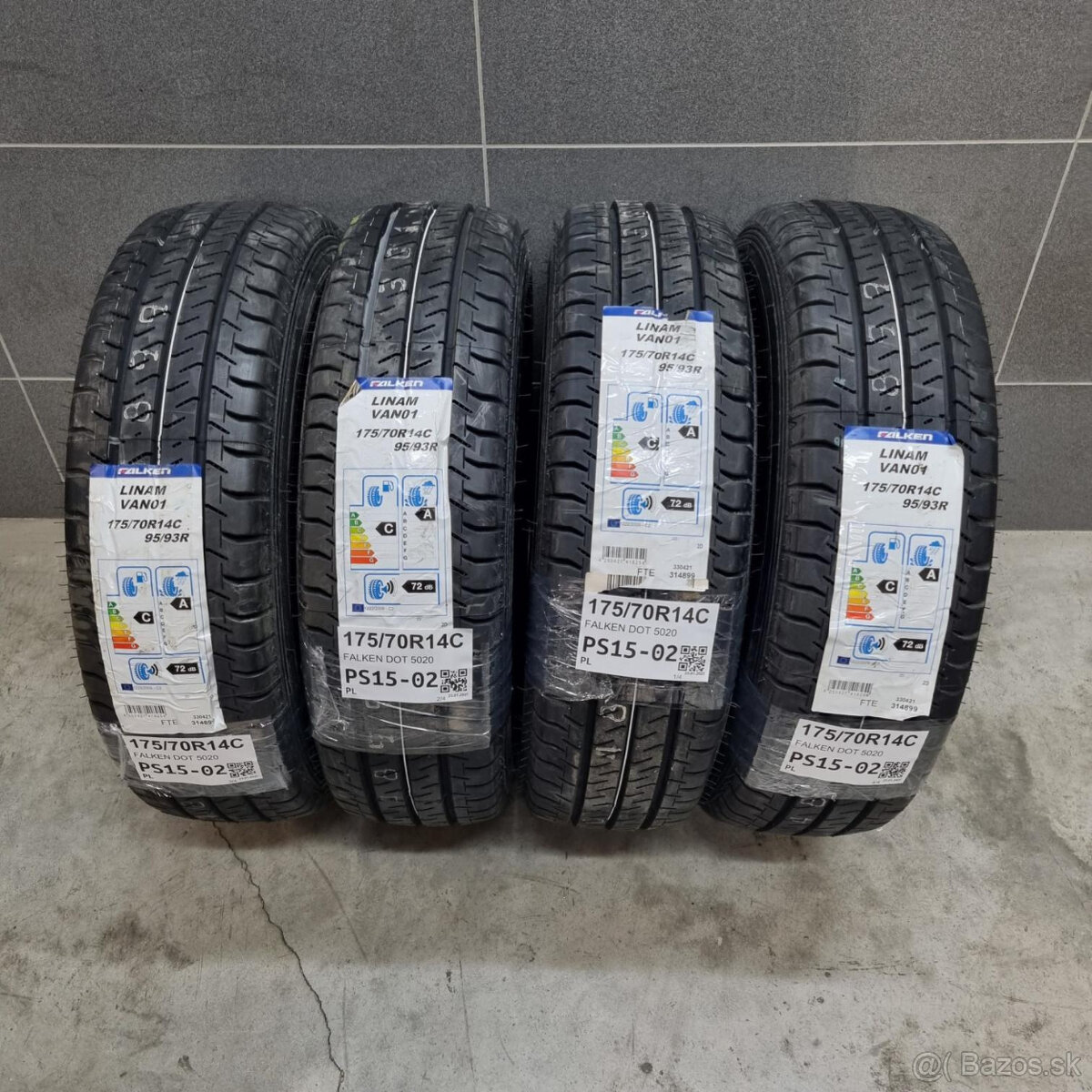 Letné pneumatiky 175/70 R14C FALKEN DOT5020