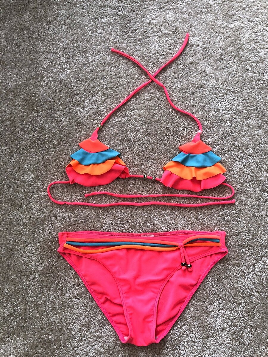 Dievčenské bikiny, veľkosť 140 - 146