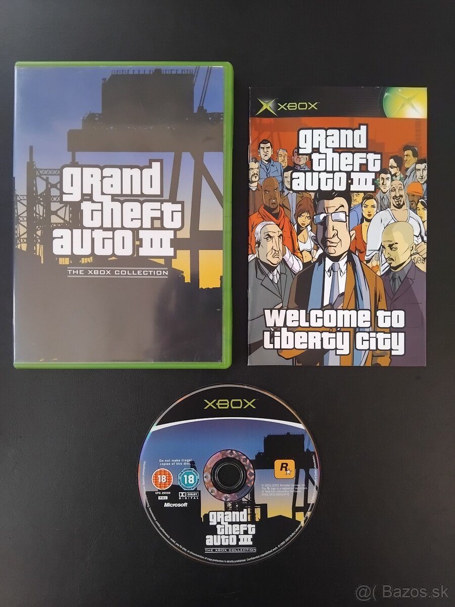 Hra pre Xbox Classic - Grand Theft Auto III