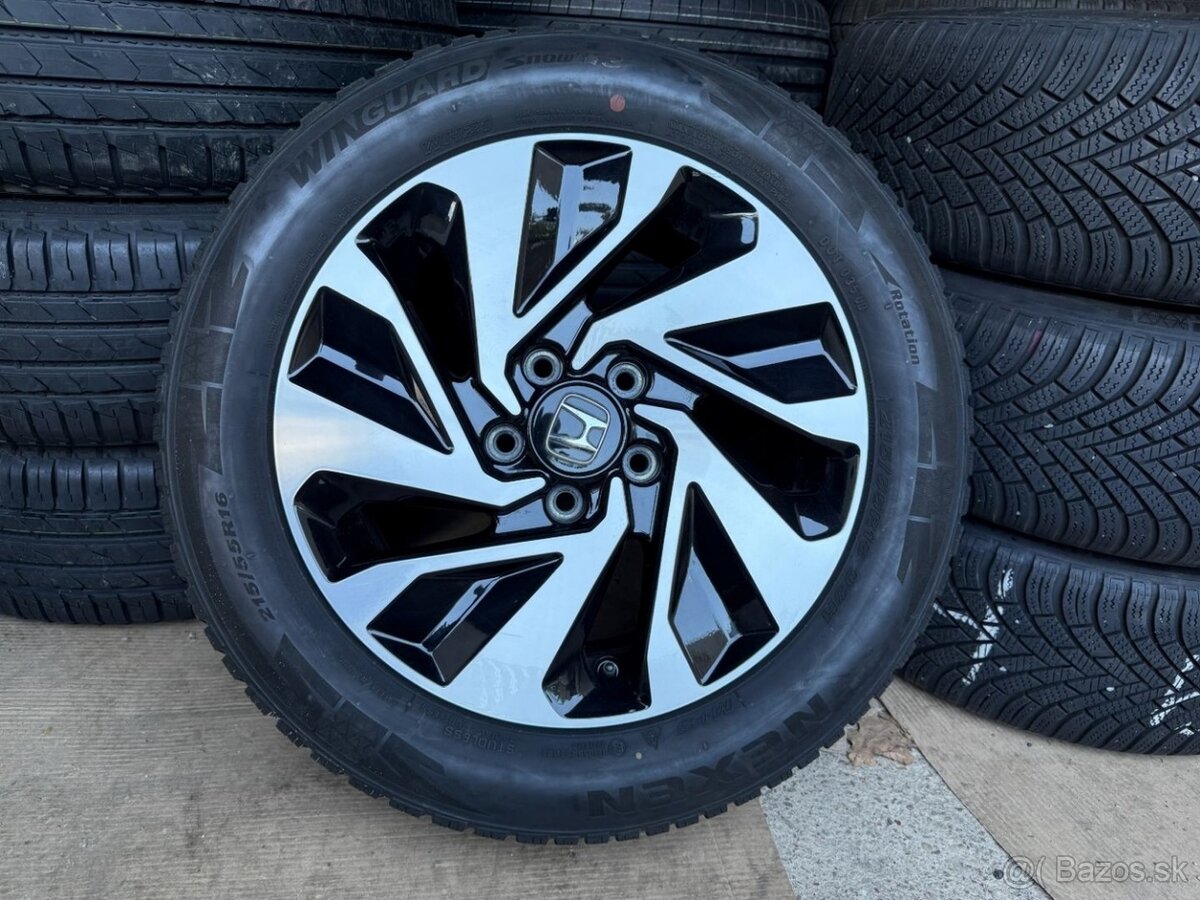 R16 ORIG.ZIMNÍ ALU KOLA HONDA CIVIC 215/55/16 95%
