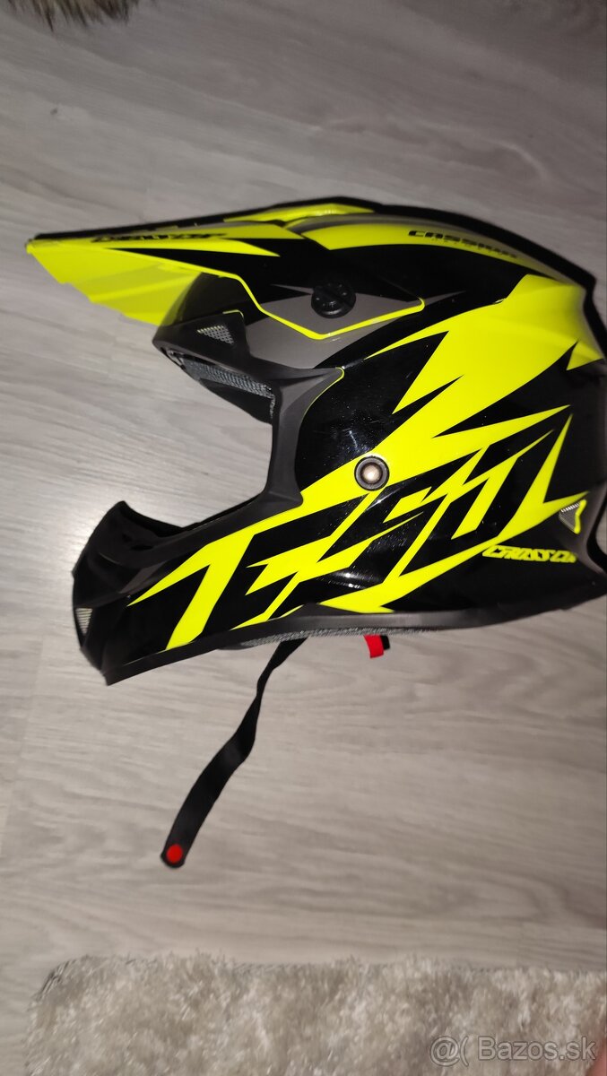 Motokrosová prilba Cassida Cross Cup Two žltá