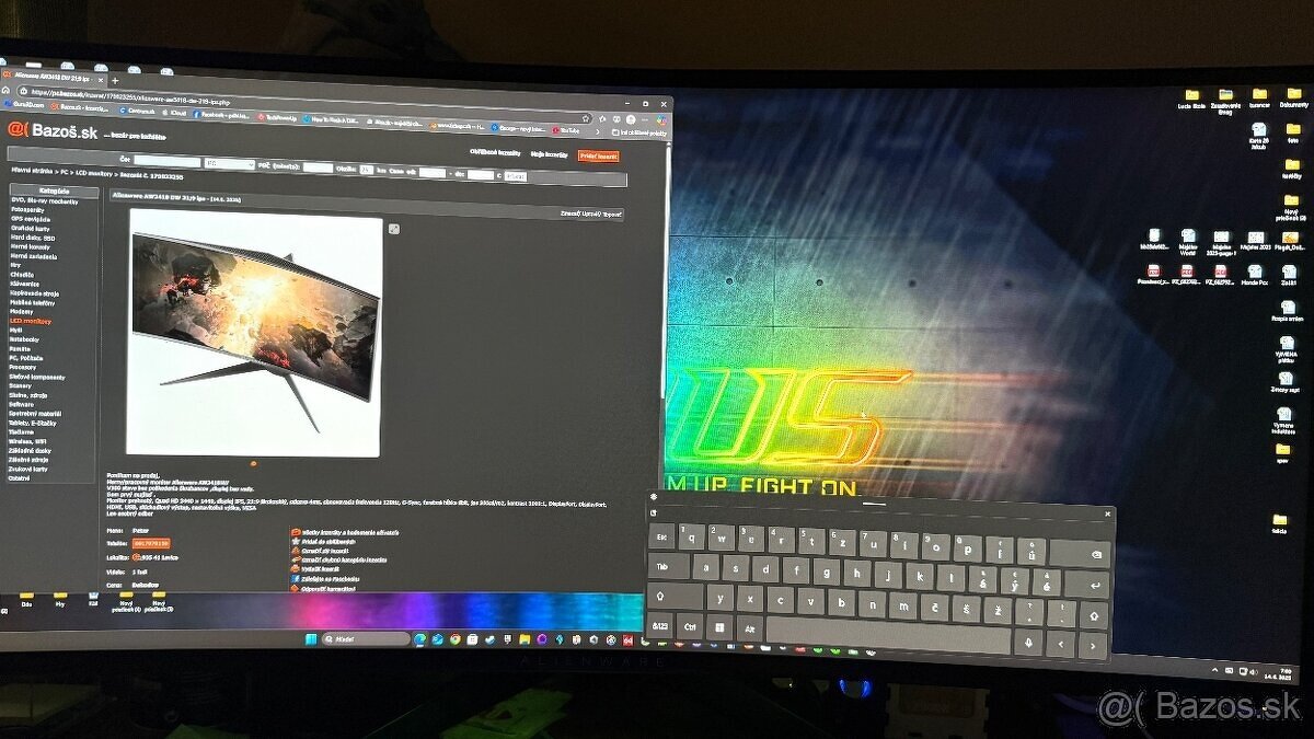 Alienware AW3418 DW 21;9 ips