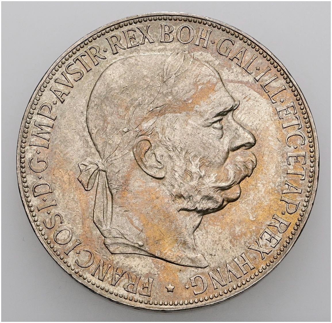 František Josef I. 5 koruna 1900b.z.