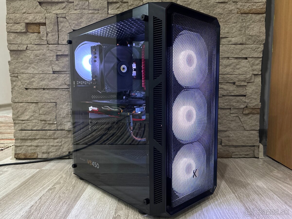 Herný PC (I5 8400,GTX 1070 8GB,16GB DDR4,SSD+HDD,W11)